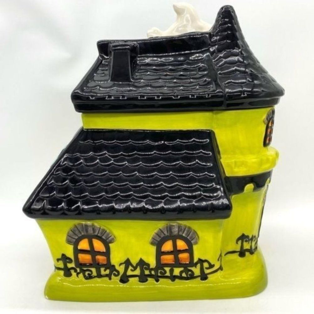 Target Halloween 2009 Ceramic Haunted House Cookie Jar - Picture 6 of 14
